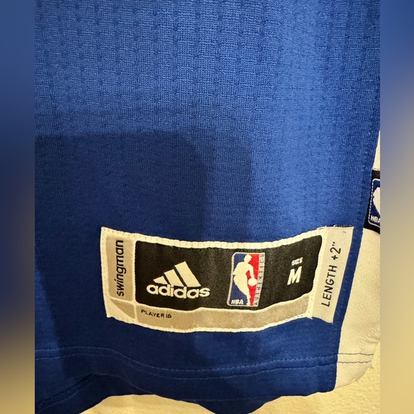 Adidas Kevin Durant Golden State Warriors Men’s Sz Med Jersey Blue/Gold - Picture 3 of 6